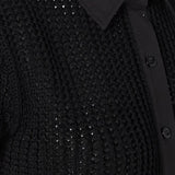 Fendi Cotton mesh shirt