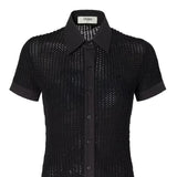 Fendi Cotton mesh shirt