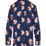 Floral silk shirt