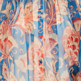 Etro Floral-print silk chiffon peplum blouse