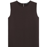 Theory Silk georgette shell top