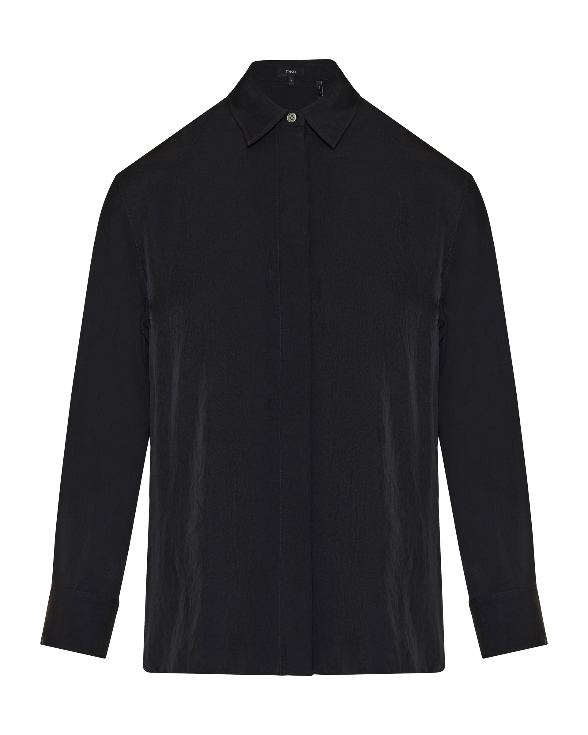 theory dress shirt mens Long Sleeve Micro Printed Button Down Shirt, Black/Multi, Small US : Clothing, Shoes & Jewelry compact knit with inherent stretch from one of Japans finest mills Theory Fitted Shirt In Stretch