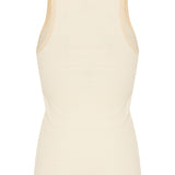 Helma ribbed tank top