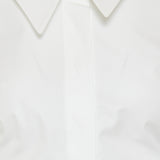 Slashed poplin shirt