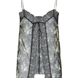 Dolce & Gabbana Chiffon floral-print top