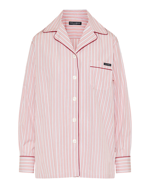 Dolce & Gabbana Striped poplin shirt