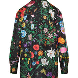 Gucci Printed silk twill shirt