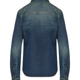 Gucci Denim shirt with embroidery