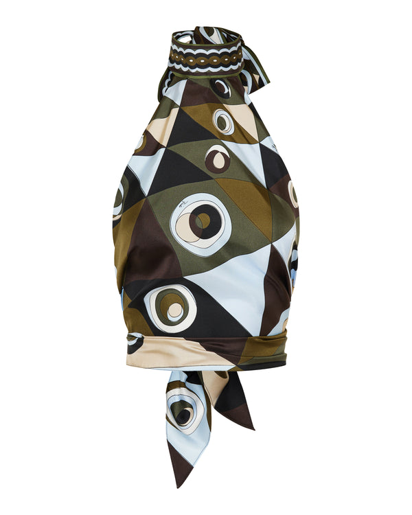 Pucci Occhi print halter top