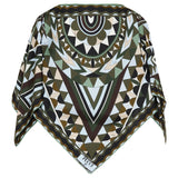 Pucci Vivara silk cape top