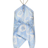 Pucci Printed silk-twill top