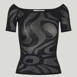 Pucci Marmo jacquard short-sleeved top