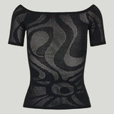 Pucci Marmo jacquard short-sleeved top
