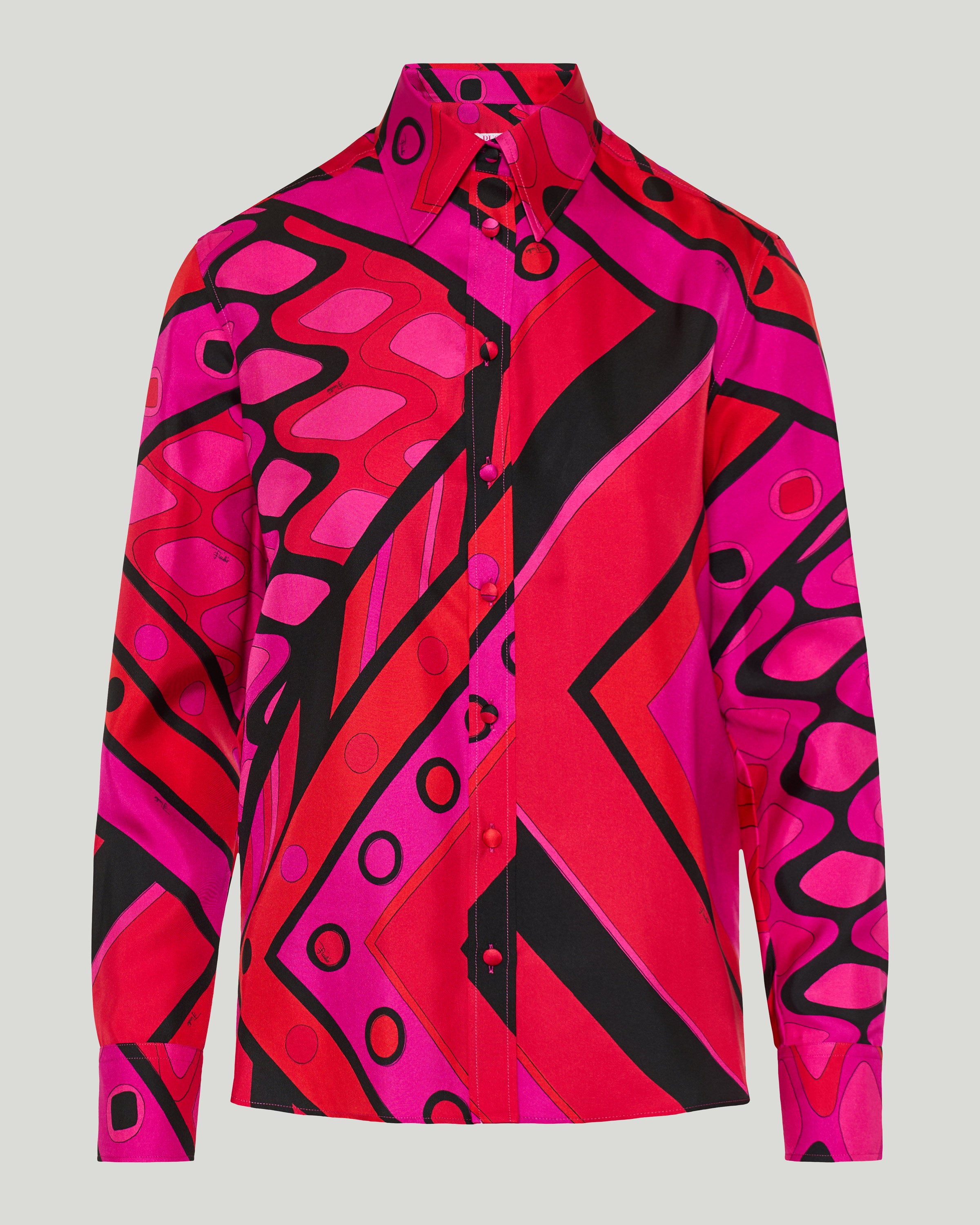 Pucci Vivara print silk shirt – Luisa World