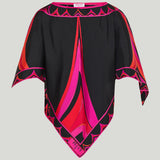 Pucci Silk Fari kaftan top