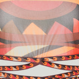 Pucci Vivara print tulle crop top