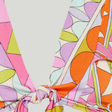 Pucci Angoli jersey satin crop top