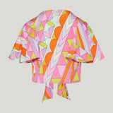 Pucci Angoli jersey satin crop top