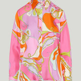 Pucci Printed silk button-up shirt