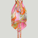 Pucci Orchidee print silk top