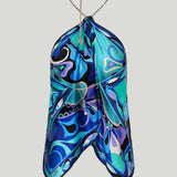 Pucci Orchidee print chain top