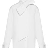 Saint Laurent Lavallière cotton poplin shirt