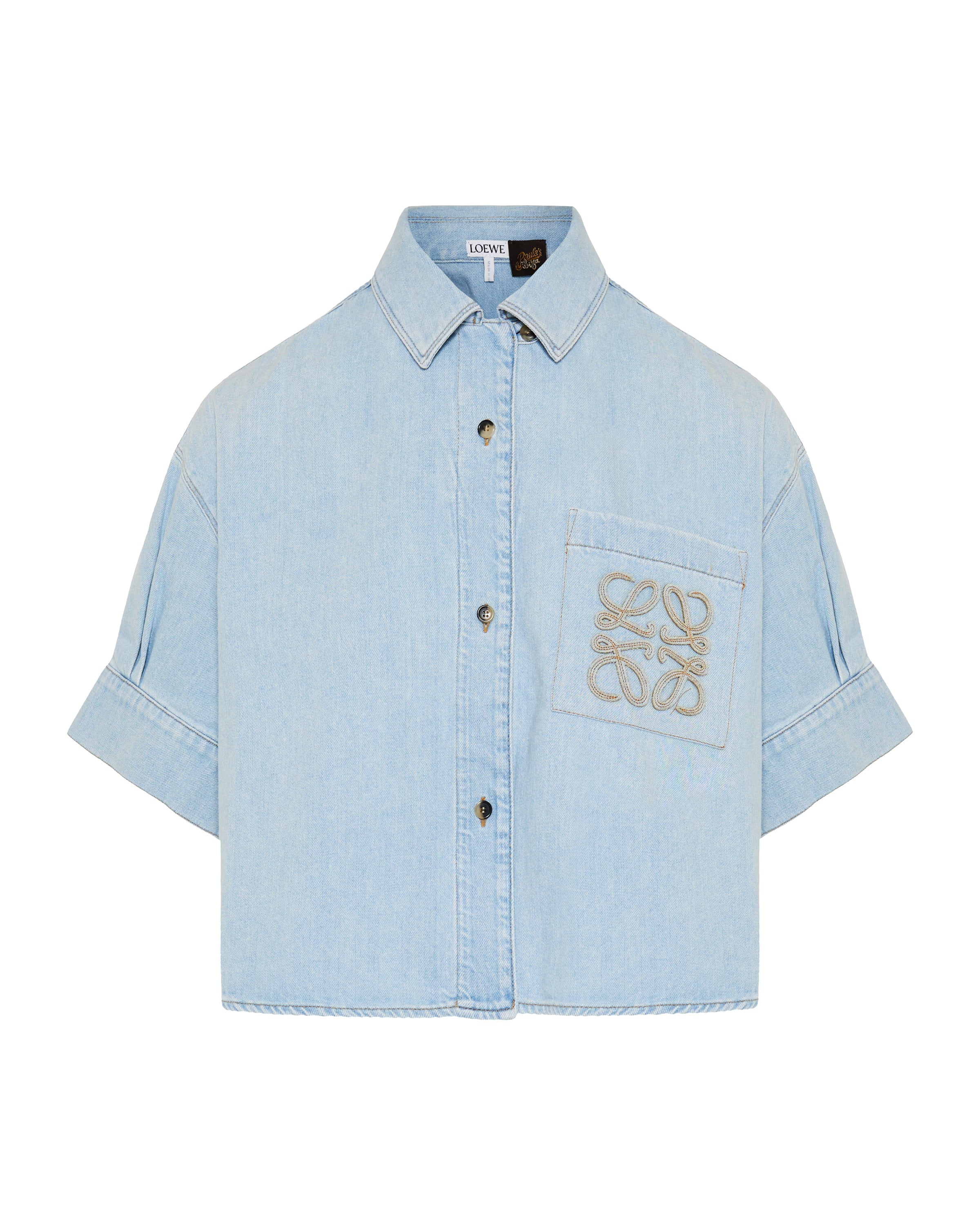 LOEWE PAULA'S IBIZA Loewe Paula's Ibiza Short sleeve denim shirt