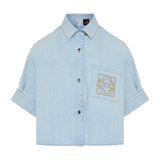 Loewe Paula's Ibiza Short sleeve denim shirt