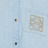 Loewe Paula's Ibiza Short sleeve denim shirt