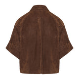 Loewe Paula's Ibiza Suede goatskin short sleeve shirt