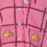 Ergon Philippi Kouvertaki print shirt