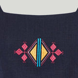 House of Aegae Thrace embroidered crop top