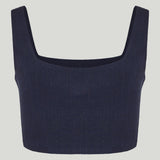 House of Aegae Thrace embroidered crop top