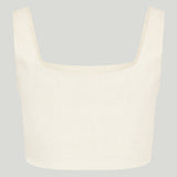 House of Aegae Thrace Embroidered crop top