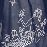 Kyr Lakis Mermaid print cotton shirt
