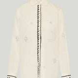 Kyr Lakis Mermaid print cotton shirt