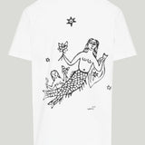 Kyr Lakis Mermaid print cotton t-shirt