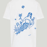 Kyr Lakis Mermaid print cotton t-shirt