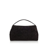T-Lock suede top handle bag