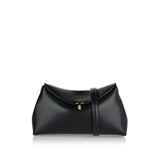 T-Lock leather clutch
