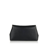 T-Lock grained leather clutch