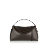 T-Lock leather top handle bag