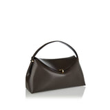 T-Lock leather top handle bag