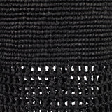 Billie leather-trimmed raffia bucket bag