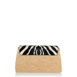 Audrey raffia crossbody bag