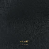 Lotus small leather tote bag