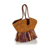 Goldentime medium fringe tote