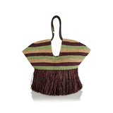 Goldentime large fringe tote