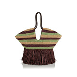 Goldentime large fringe tote