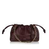 Flamenco medium leather clutch